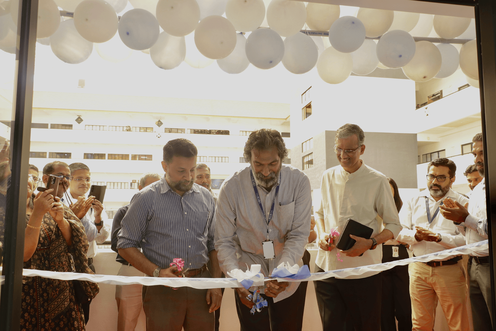 CEO, ECS Fin, Shri Jacob Aruldhas, inaugurating the ECS Fin office at Nila building, Technopark Phase I.