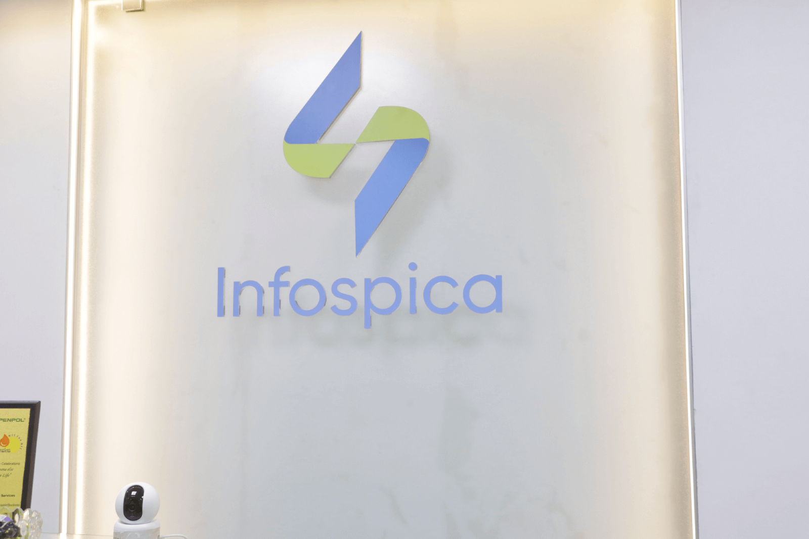 Infospica's new office on the 7th floor of Yamuna Building, Technopark Phase III.