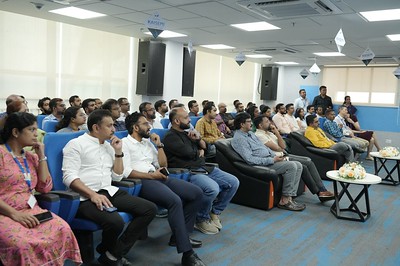 Guests, delegates, and employees at the KaiSemi office launch.