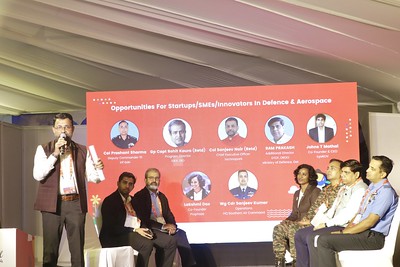 Panel discussion held at the Kerala Defence Innovation Zone at Huddle Global 2024