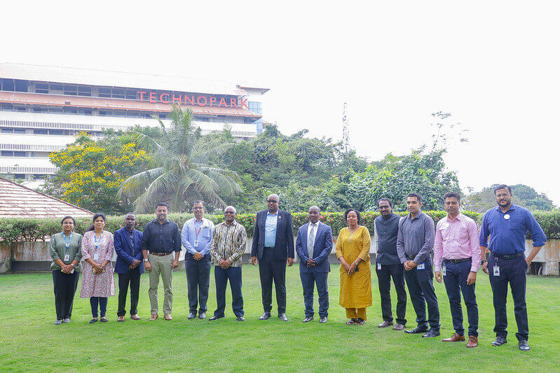 The delegation from Tanzania’s Ministry of Education, Science, and Technology with Team Technopark.