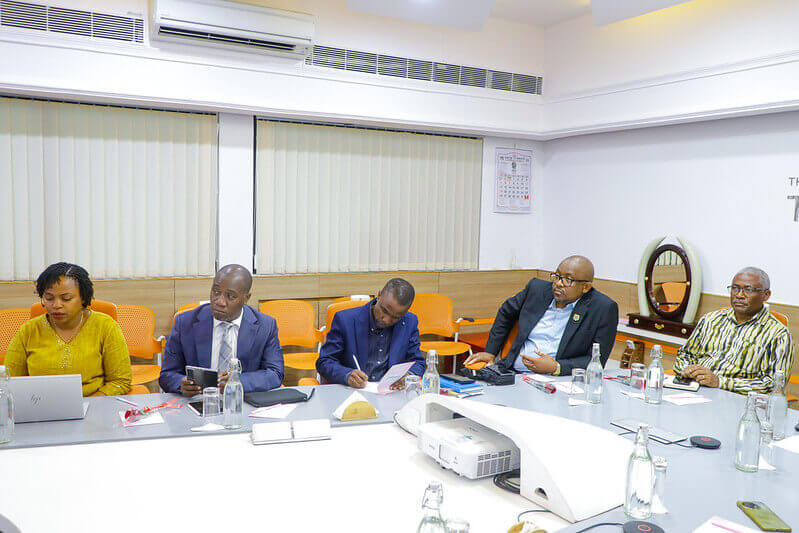 The Tanzanian delegation - Prof. Ladislaus Mnyo Inne, Prof. Charles Kihampa, Prof. Joel Mtebe, and Ms. Kadole M. Kilugala.