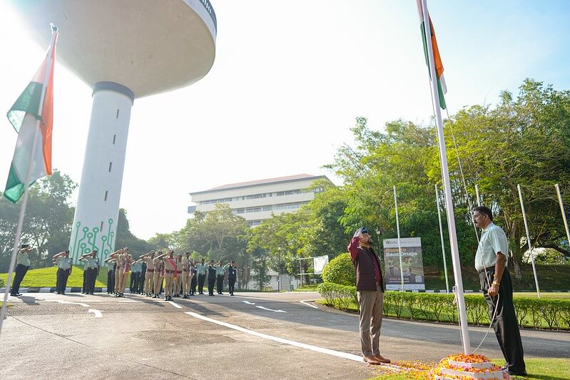 Honouring the nation on Republic Day.