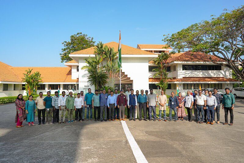 CEO Technopark and other Park Centre officials at the Republic Day event.