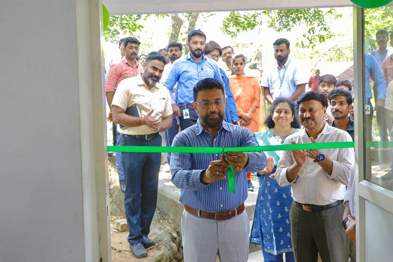 CEO Technopark inaugurating the electrical lab at the IT park.