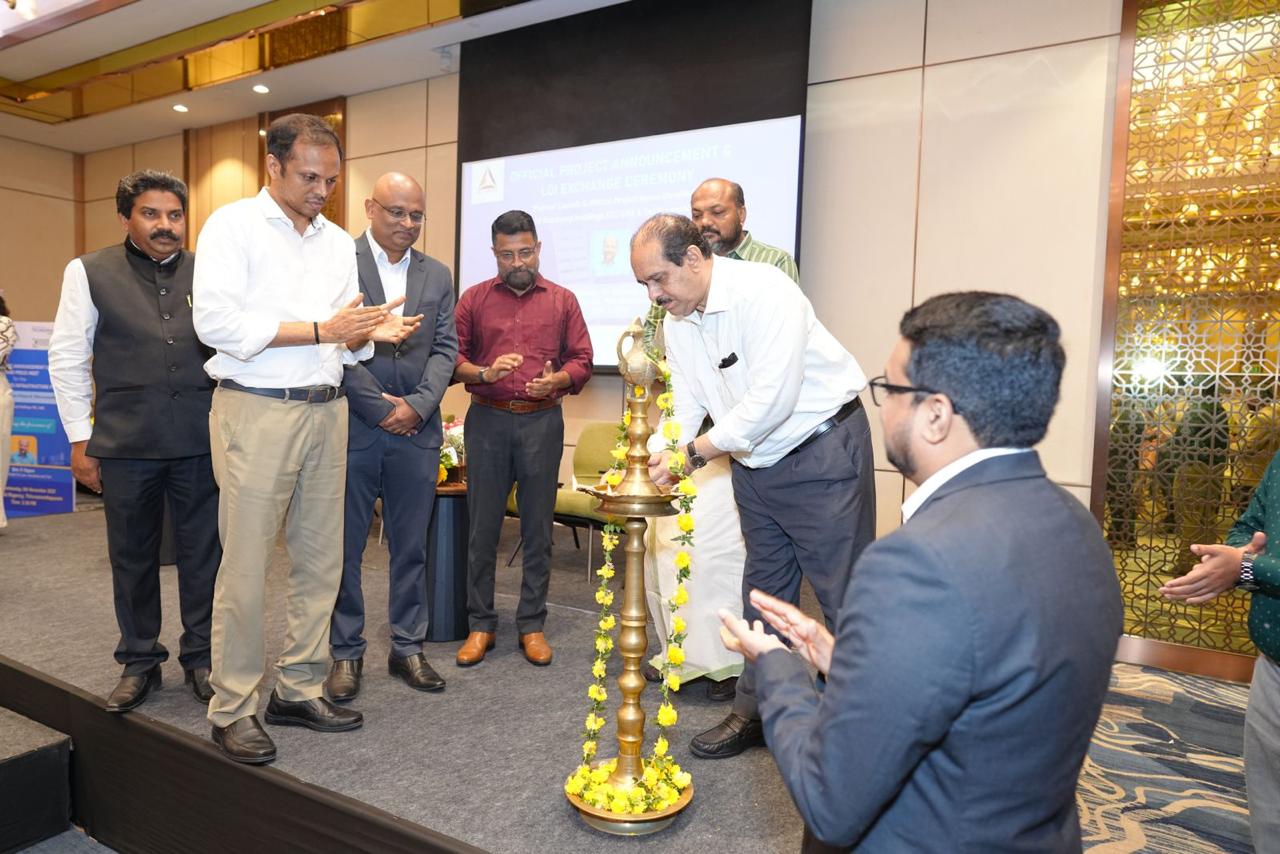 The official project launch ceremony and press meet took place at Hyatt Regency, Trivandrum on November 5, 2025.