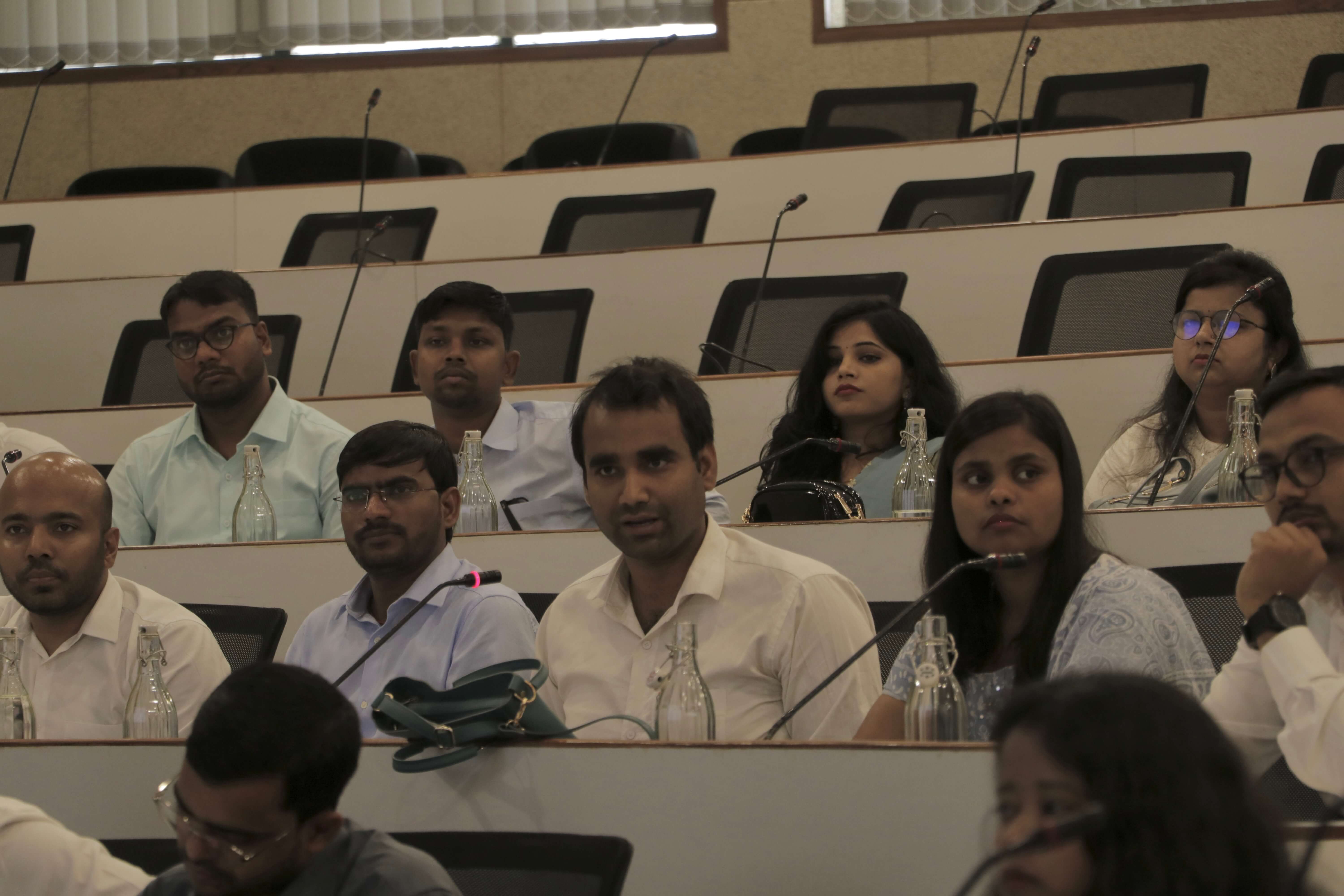 Officer trainees from the Bihar Institute of Public Administration and Rural Development (BIPARD)